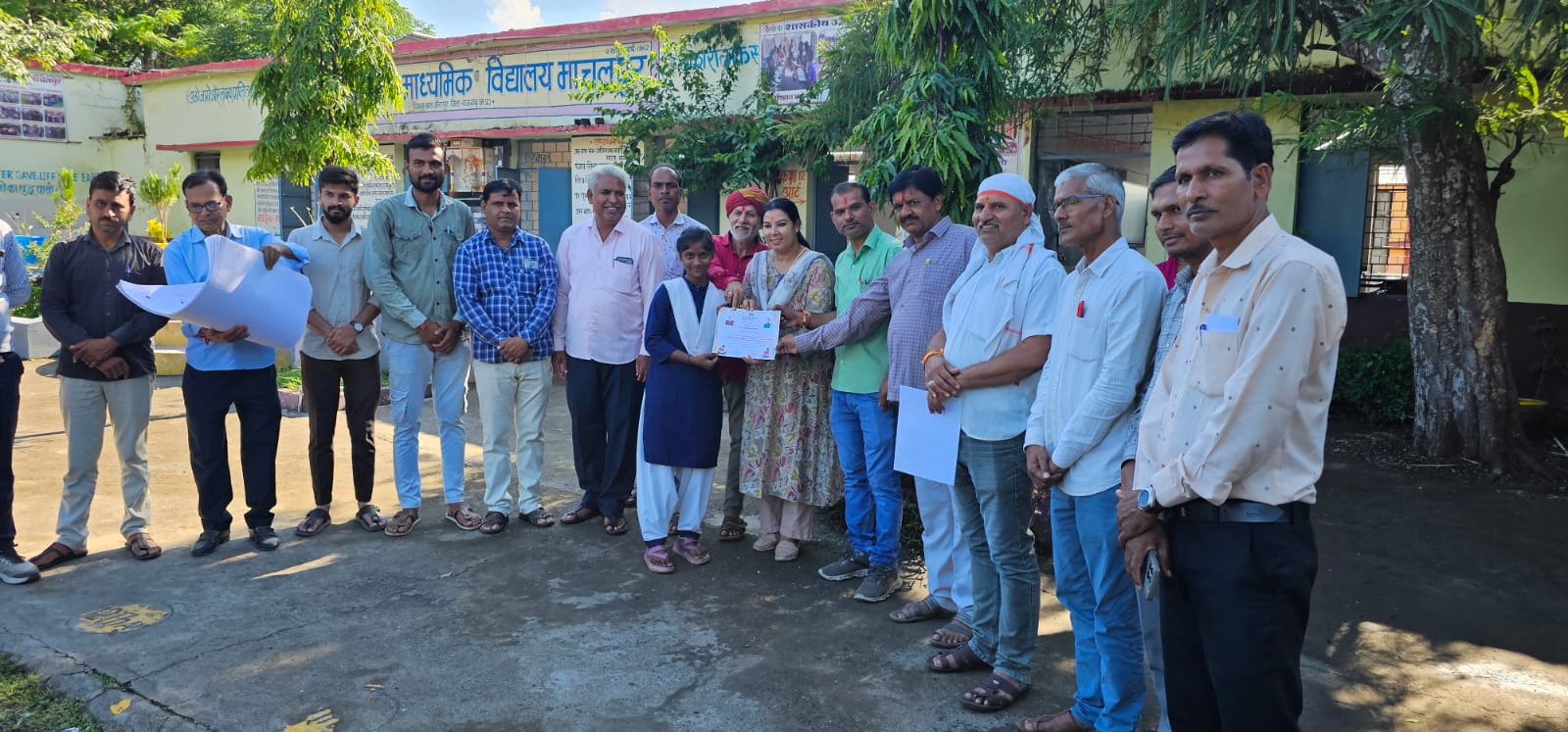 मेरे सपनों का भारत कैनवास पर उकेरा,माचलपुर में चित्रकला और आशु भाषण से गूंजा संकल्प सेवा अभियान !